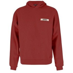 Jacquemus Grosgrain-Finish Hooded Sweatshirt With Logo Detail - NWT